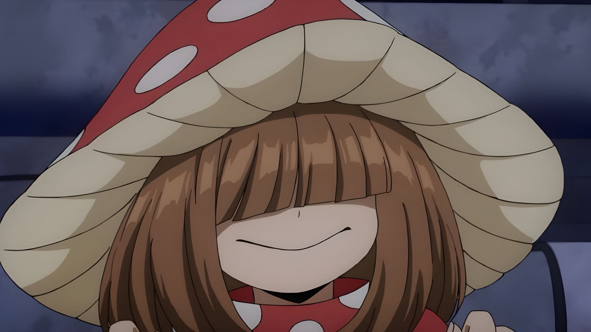 Mushroom Quirk holder Kinoko Komori (Image via Studio Bones)